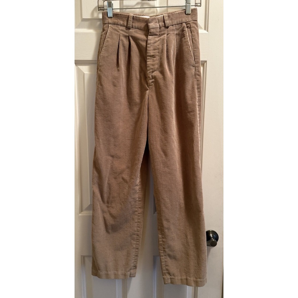 Vintage Palmetto's Tan Corduroy Pants‎ Women's Size 8 Straight Leg